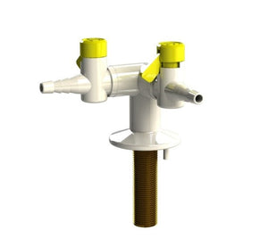 Two Way Bench Mounted Drop Lever Gas Tap - 900033