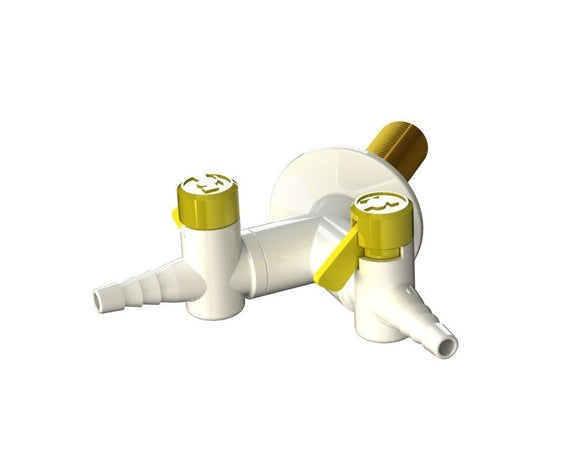 Two Way Wall Mounted Drop Lever Gas Tap - 900036