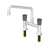 H Pattern Mixer Tap With Movable Swan Neck and Aerator Nozzle - 900078