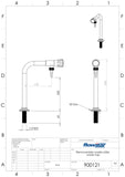 Pillar Bib Tap With Removable Nozzle - 900121
