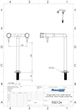 Two Way Pillar Bib Tap With Fixed Nozzle - 900124